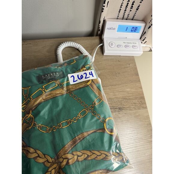 Ralph Lauren Faux Wrap Dress Womens 4 Green Horse Tack Equestrian Ruched Classic - Picture 16 of 16